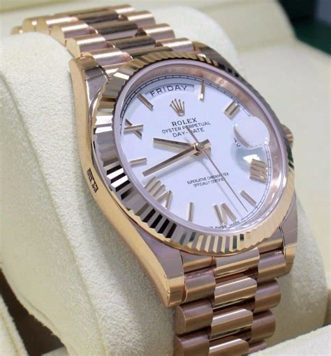 when did rolex release 40mm president|Rolex presidential 40mm diamond bezel.